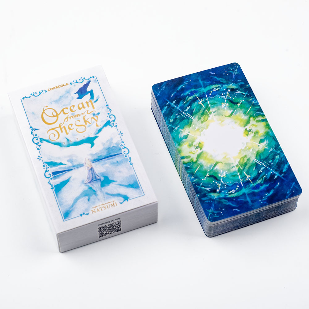 10.3*6cm Hand-Painted Watercol - Tarot Cards Deck With Guidebook ulasan dan harga